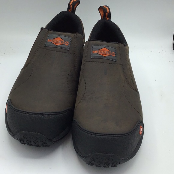 merrell slip on work shoes